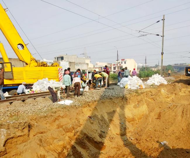 सूर्या एन्क्लेव अंडरपाथ के लिए खुदाई और बॉक्स रखने का काम शुरू शाम 7